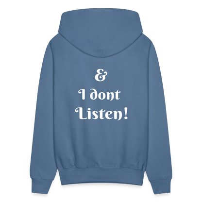 Men's Hoodie - denim blue