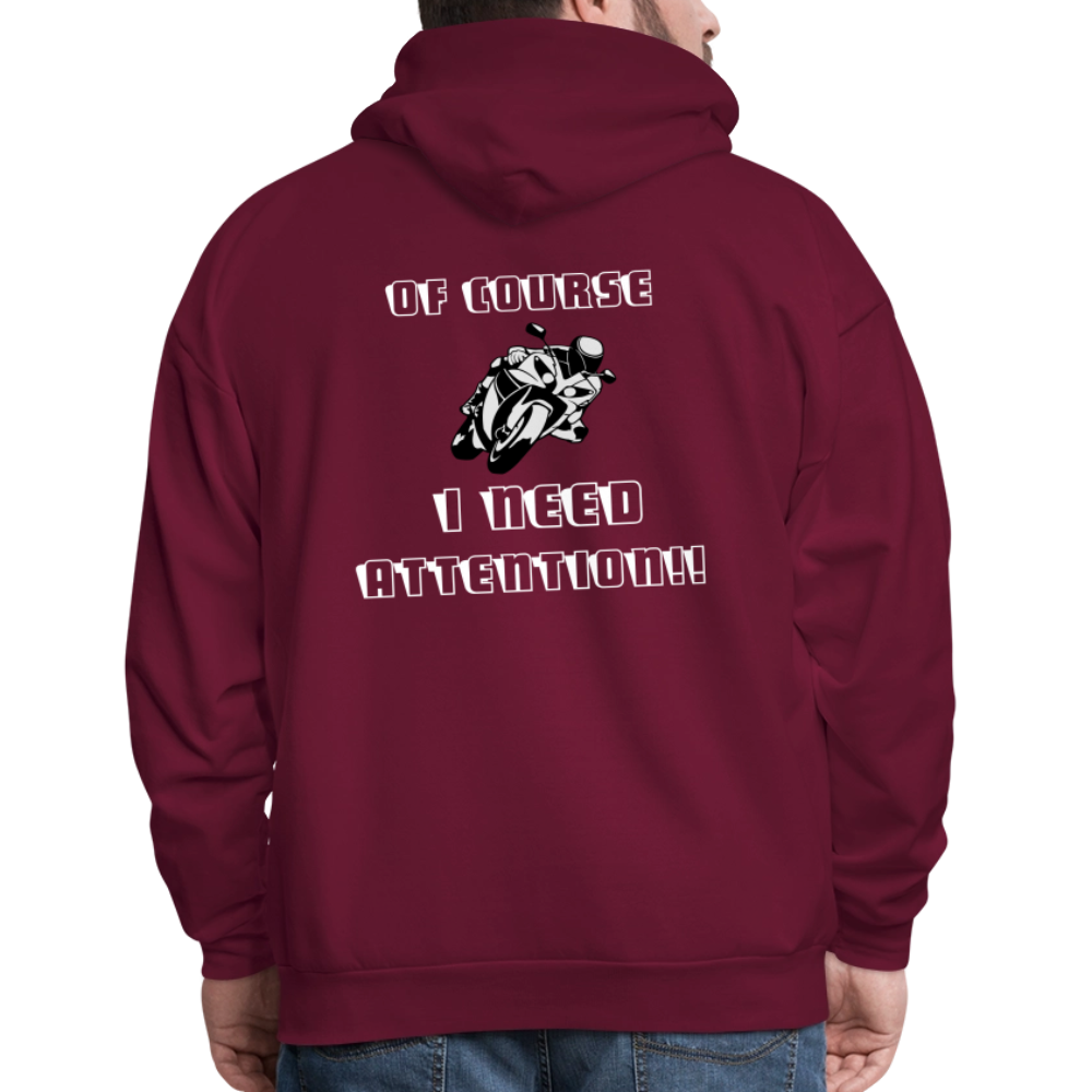 Men's Hoodie - burgundy