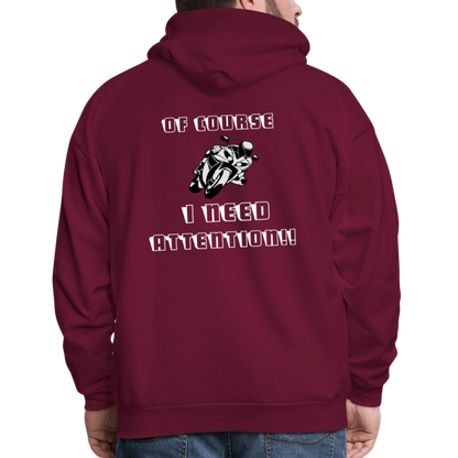 Men's Hoodie - burgundy