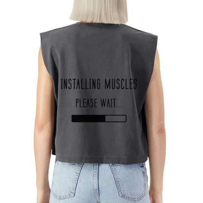 Muscle T - faded black