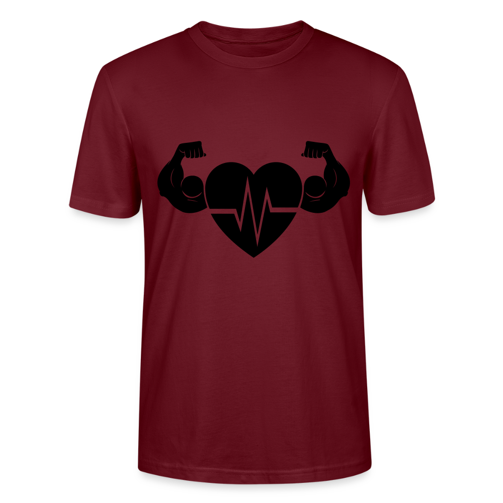 Graphic T - burgundy