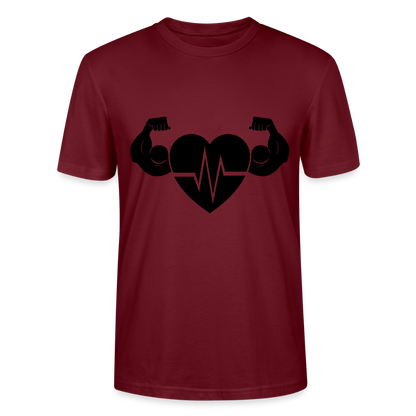 Graphic T - burgundy