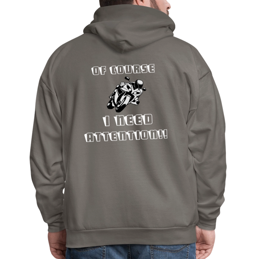 Men's Hoodie - asphalt gray