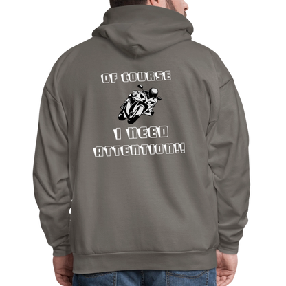 Men's Hoodie - asphalt gray