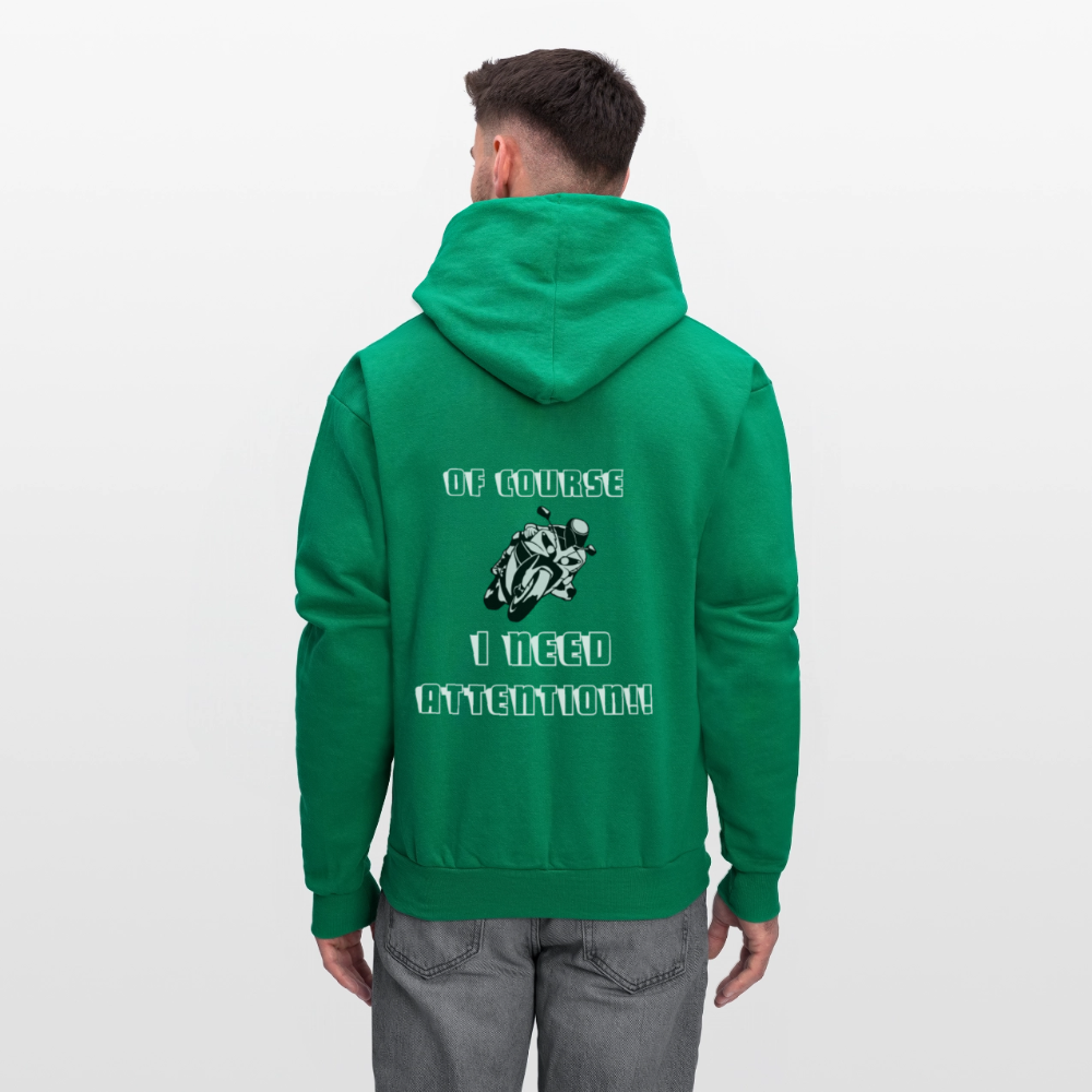 Men's Hoodie - kelly green