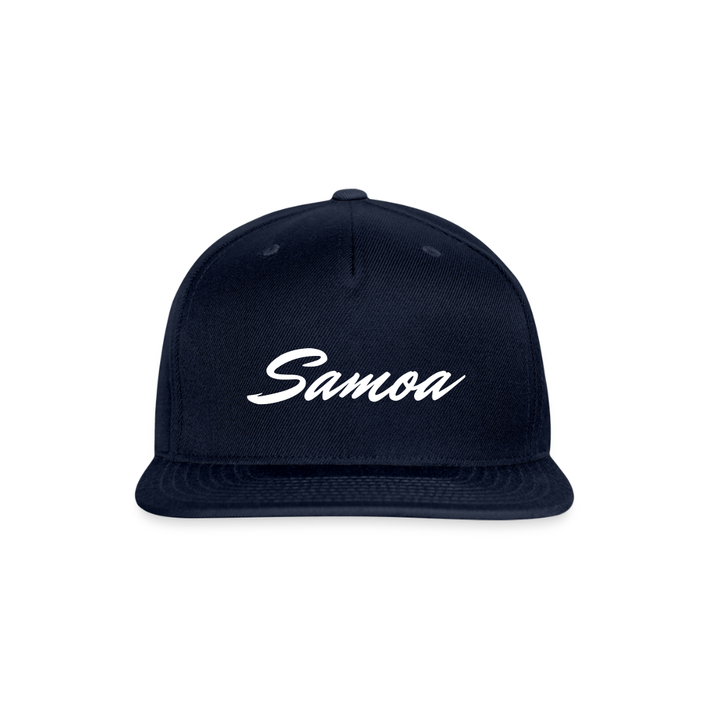 Snapback Baseball Cap - navy