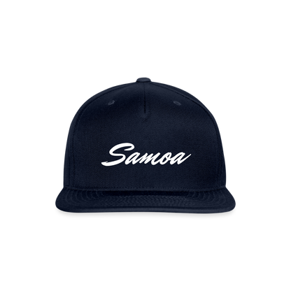 Snapback Baseball Cap - navy