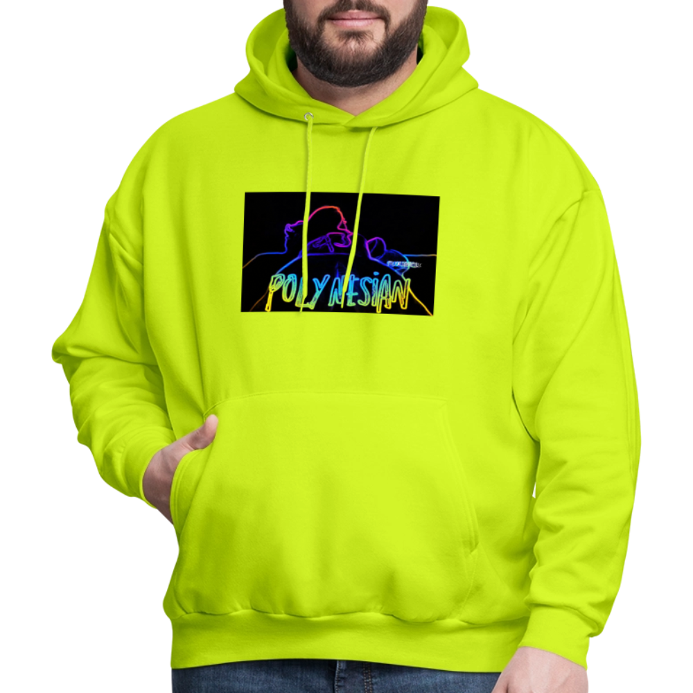 Men's Hoodie - safety green