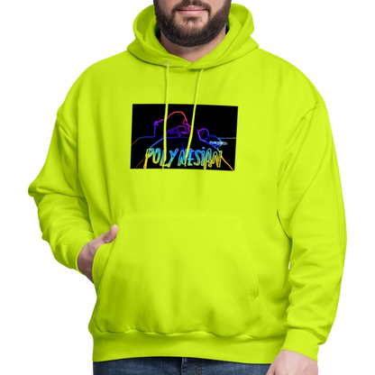 Men's Hoodie - safety green