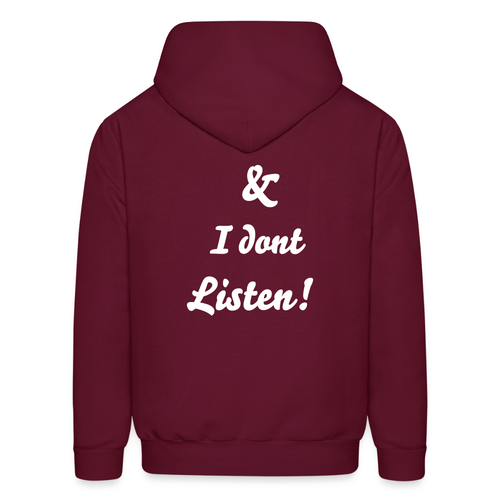Men's Hoodie - burgundy