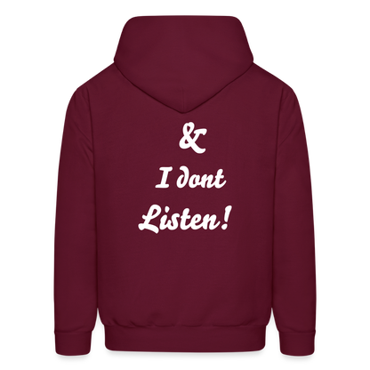 Men's Hoodie - burgundy