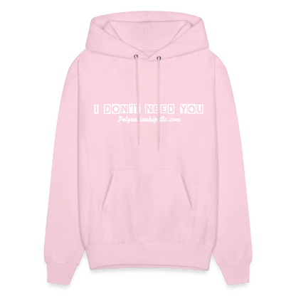 Men's Hoodie - pale pink